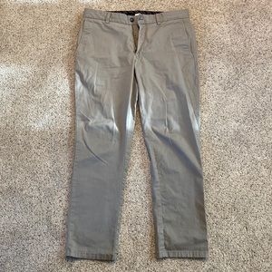 Jos. A. Bank grey slacks. Size 34W x 30L. Bank’s 1905 brand.